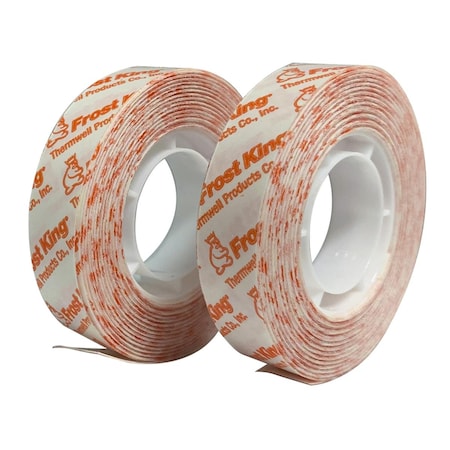Frost King 0.5 x 30 ft. Clear Double-Sided Indoor Mounting Tape 5019754